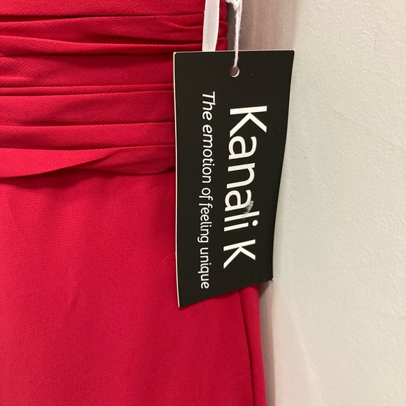 Red chiffon maxi dress - Picture 2 of 4